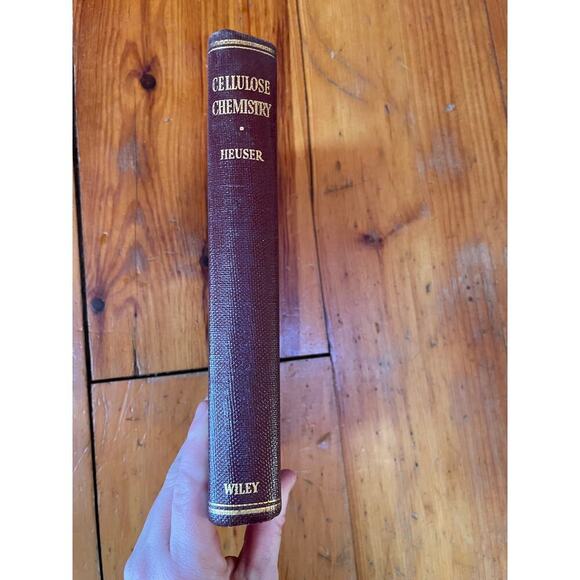 Vintage 1947 Cellulose Chemistry book by Heuser. 3rd Printing. science - Picture 2 of 4